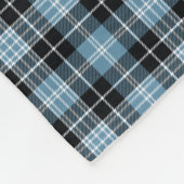 Couverture Polaire Tartan de Clark de monogramme (Coin)