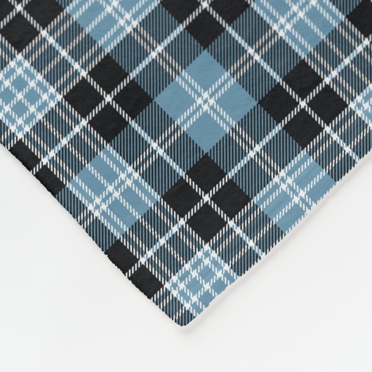 Couverture Polaire Tartan de Clark de monogramme (Coin)