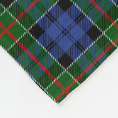 Couverture Polaire Tartan de Colquhoun de monogramme (Coin)