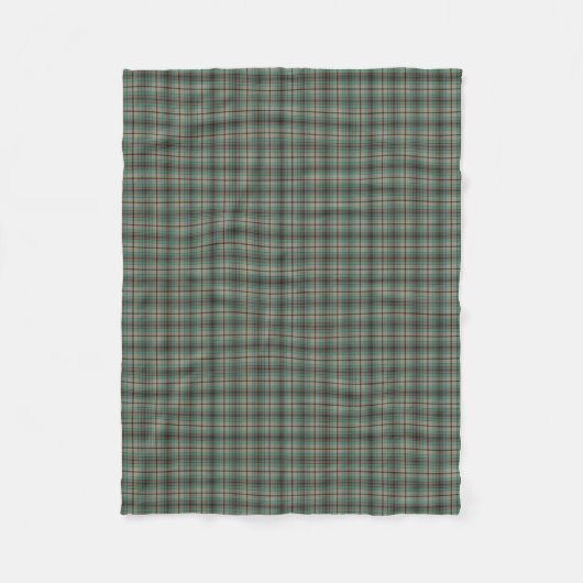 Couverture Polaire Tartan de Craig de clan (Devant)