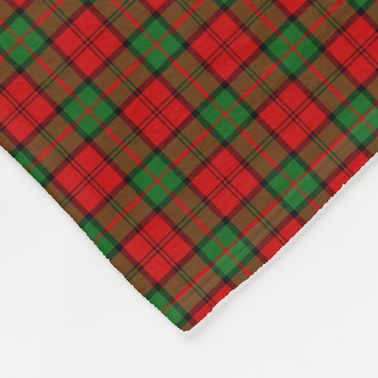 Couverture Polaire Tartan de Dunbar de clan (Coin)