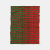 Couverture Polaire Tartan de Dunbar de clan (Devant)