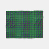 Couverture Polaire Tartan de Duncan de clan (Devant (Horizontal))