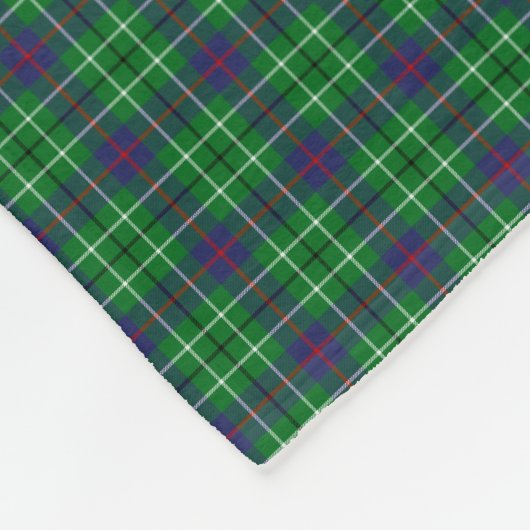 Couverture Polaire Tartan de Duncan de clan (Coin)