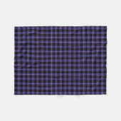 Couverture Polaire Tartan de Dunlap de clan (Devant (Horizontal))