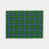 Couverture Polaire Tartan de Forsyth de clan (Devant (Horizontal))
