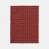 Couverture Polaire Tartan de Fraser de clan (Devant)