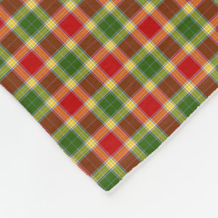 Couverture Polaire Tartan de Gibson de clan