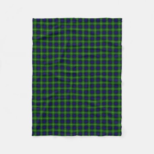 Couverture Polaire Tartan de Gordon de clan (Devant)
