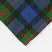Couverture Polaire Tartan de Gunn de monogramme (Coin)