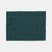 Couverture Polaire Tartan de Johnston de clan (Devant (Horizontal))