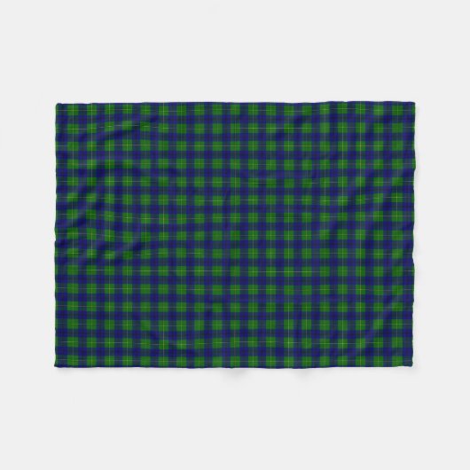 Couverture Polaire Tartan de Johnston de clan (Devant (Horizontal))