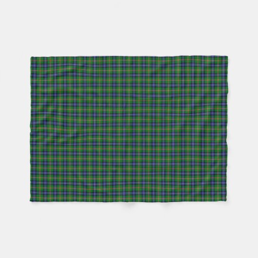 Couverture Polaire Tartan de Jones de clan (Devant (Horizontal))
