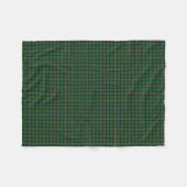 Couverture Polaire Tartan de Kennedy de clan (Devant (Horizontal))