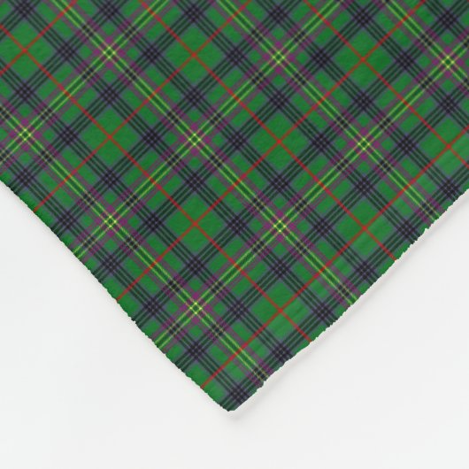 Couverture Polaire Tartan de Kennedy de clan (Coin)