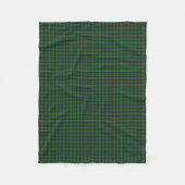 Couverture Polaire Tartan de Kennedy de clan (Devant)