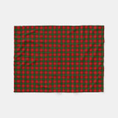 Couverture Polaire Tartan de Kerr de clan (Devant (Horizontal))