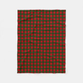 Couverture Polaire Tartan de Kerr de clan (Devant)