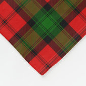 Couverture Polaire Tartan de Kerr de monogramme (Coin)