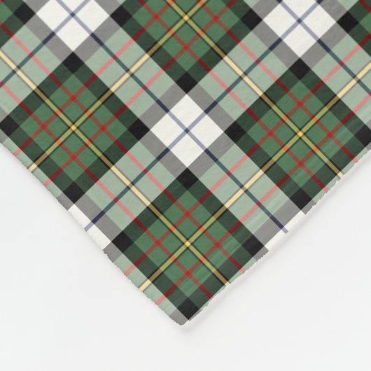 Couverture Polaire Tartan de la robe de clan MacLaren (Coin)