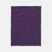 Couverture Polaire Tartan de Laird de clan (Devant)