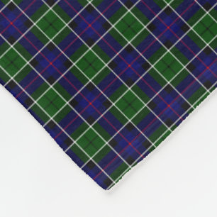 Couverture Polaire Tartan de Leslie de clan
