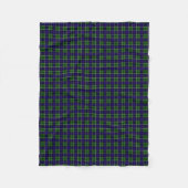 Couverture Polaire Tartan de Leslie de clan (Devant)