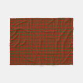 Couverture Polaire Tartan de Livingstone de clan (Devant (Horizontal))