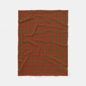Couverture Polaire Tartan de Livingstone de clan (Devant)