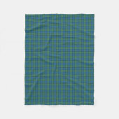 Couverture Polaire Tartan de Lockhart de clan (Devant)
