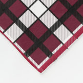 Couverture Polaire Tartan de l'université des femmes du Texas (Coin)