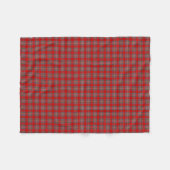 Couverture Polaire Tartan de MacBean de clan (Devant (Horizontal))