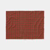 Couverture Polaire Tartan de MacDougall de clan (Devant (Horizontal))