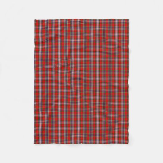 Couverture Polaire Tartan de MacFarlane de clan (Devant)