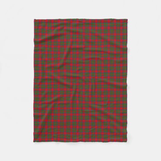 Couverture Polaire Tartan de Macintosh de clan (Devant)