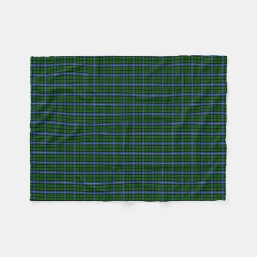 Couverture Polaire Tartan de MacIntyre de clan (Devant (Horizontal))
