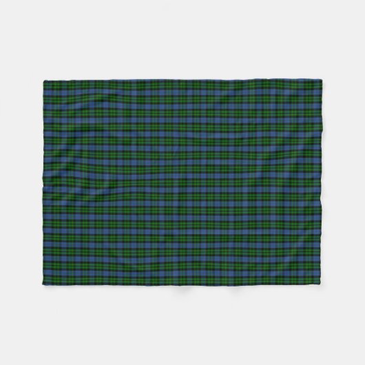 Couverture Polaire Tartan de MacKay de clan (Devant (Horizontal))