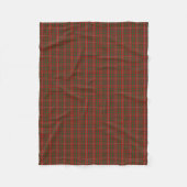 Couverture Polaire Tartan de MacKinnon de clan (Devant)