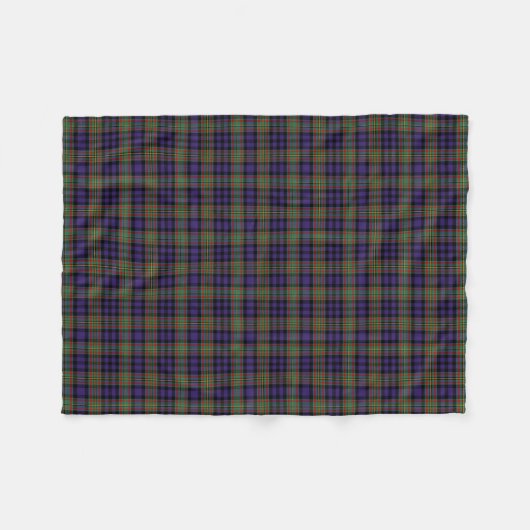 Couverture Polaire Tartan de MacLellan de clan (Devant (Horizontal))