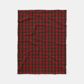 Couverture Polaire Tartan de MacQueen de clan (Devant)
