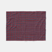 Couverture Polaire Tartan de MacTavish de clan (Devant (Horizontal))