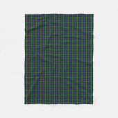 Couverture Polaire Tartan de Malcolm de clan (Devant)