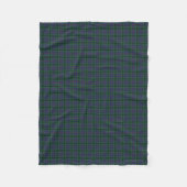 Couverture Polaire Tartan de marcheur de clan (Devant)