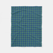 Couverture Polaire Tartan de Marshall de clan (Devant)