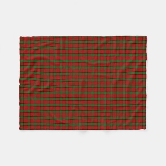 Couverture Polaire Tartan de Maxwell de clan (Devant (Horizontal))