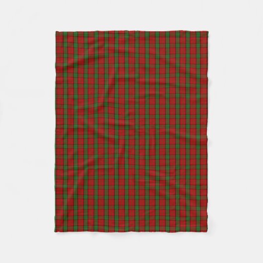 Couverture Polaire Tartan de Maxwell de clan (Devant)