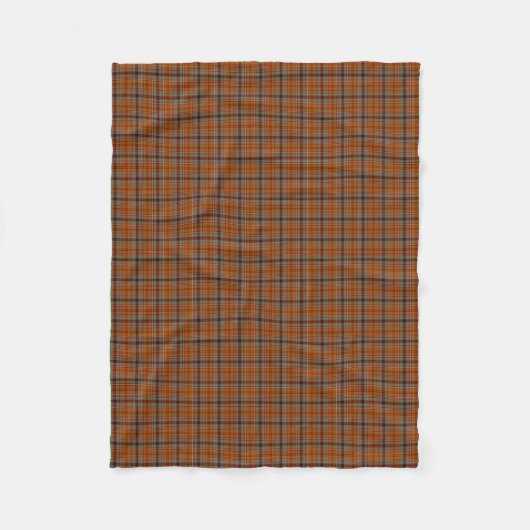 Couverture Polaire Tartan de McCall de clan (Devant)