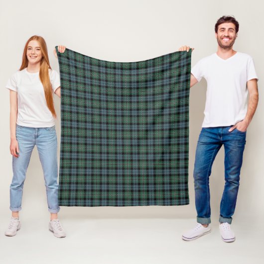 Couverture Polaire Tartan de Melville (En situation)