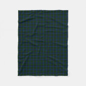Couverture Polaire Tartan de militaires de Campbell de clan (Devant)