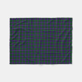 Couverture Polaire Tartan de Mitchell de clan (Devant (Horizontal))